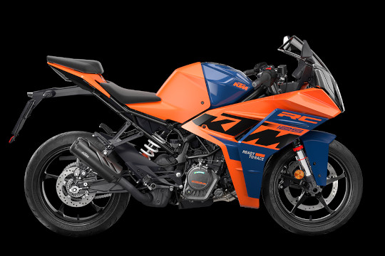 KTM RC 125 orange/blau 2024